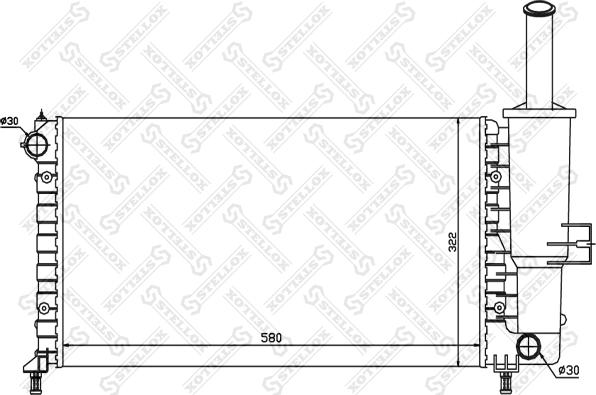 Stellox 10-25711-SX - Hladnjak, hladjenje motora www.molydon.hr