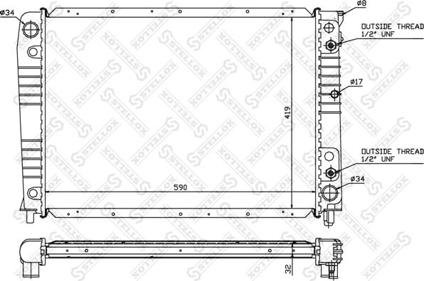 Stellox 10-26449-SX - Hladnjak, hladjenje motora www.molydon.hr