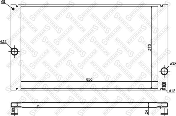 Stellox 10-26463-SX - Hladnjak, hladjenje motora www.molydon.hr