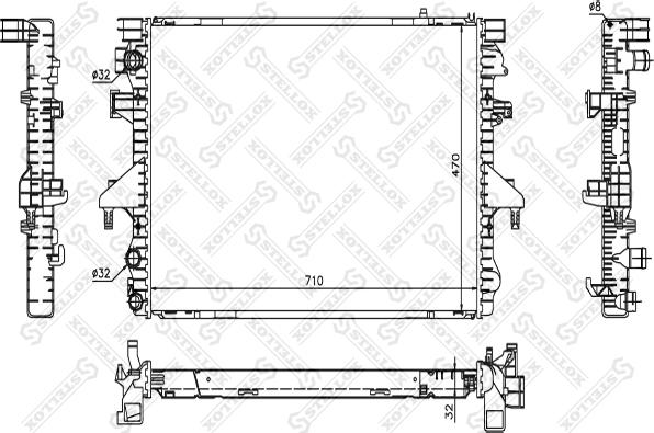 Stellox 10-26429-SX - Hladnjak, hladjenje motora www.molydon.hr