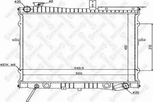 Stellox 10-26476-SX - Hladnjak, hladjenje motora www.molydon.hr