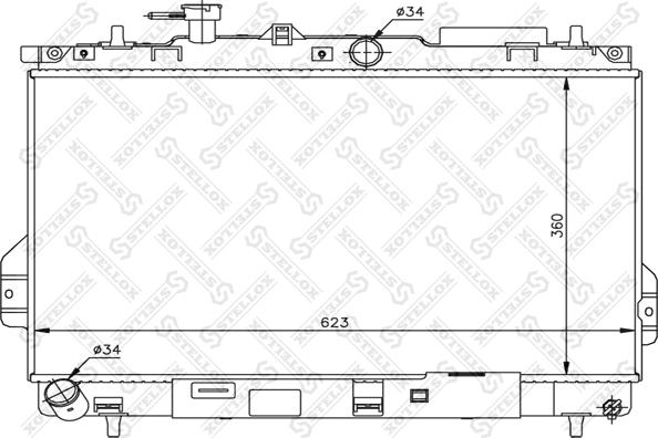 Stellox 10-26596-SX - Hladnjak, hladjenje motora www.molydon.hr