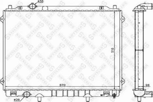 Stellox 10-26598-SX - Hladnjak, hladjenje motora www.molydon.hr