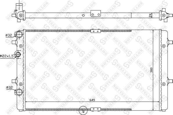 Stellox 10-26569-SX - Hladnjak, hladjenje motora www.molydon.hr