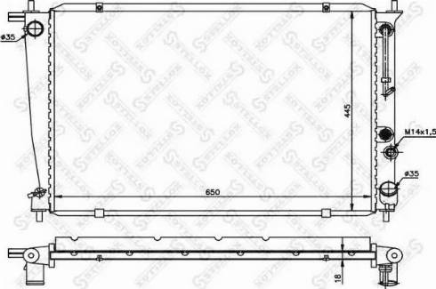 Stellox 10-26539-SX - Hladnjak, hladjenje motora www.molydon.hr