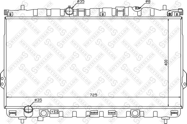 Stellox 10-26537-SX - Hladnjak, hladjenje motora www.molydon.hr