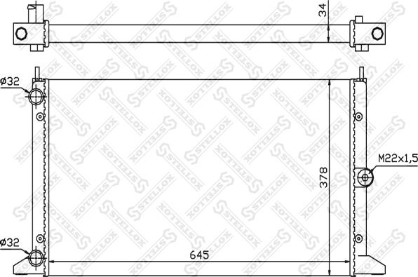 Stellox 10-26573-SX - Hladnjak, hladjenje motora www.molydon.hr