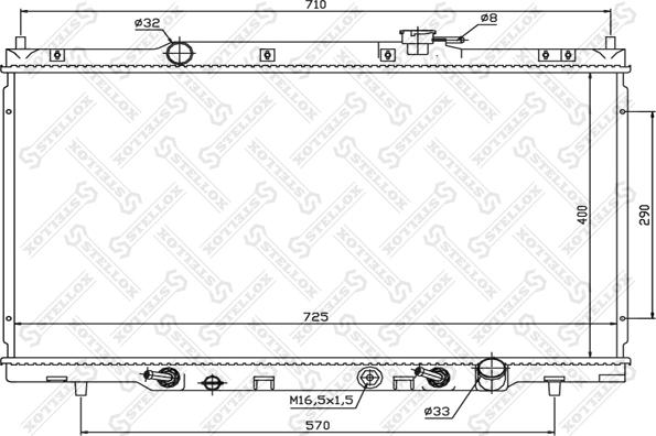 Stellox 10-26666-SX - Hladnjak, hladjenje motora www.molydon.hr