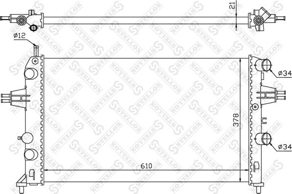 Stellox 10-26051-SX - Hladnjak, hladjenje motora www.molydon.hr