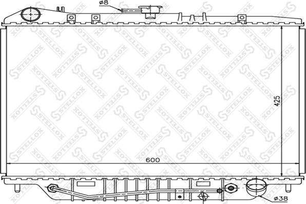 Stellox 10-26058-SX - Hladnjak, hladjenje motora www.molydon.hr