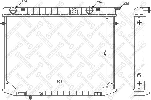 Stellox 10-26064-SX - Hladnjak, hladjenje motora www.molydon.hr