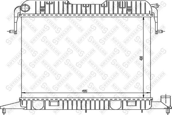 Stellox 10-26006-SX - Hladnjak, hladjenje motora www.molydon.hr