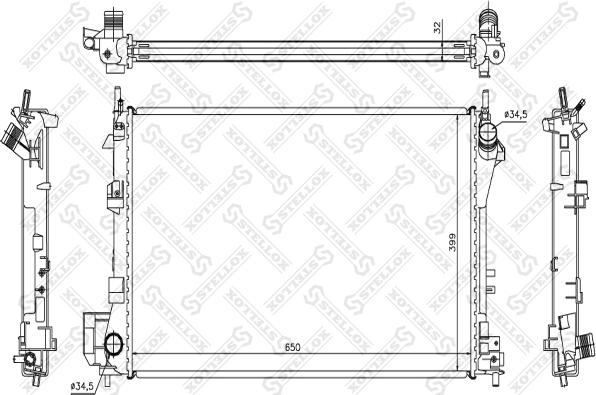 Stellox 10-26000-SX - Hladnjak, hladjenje motora www.molydon.hr