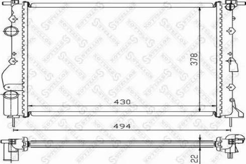 Stellox 10-26198-SX - Hladnjak, hladjenje motora www.molydon.hr