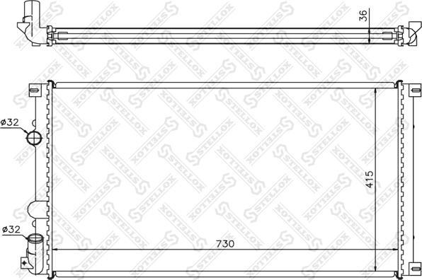 Stellox 10-26169-SX - Hladnjak, hladjenje motora www.molydon.hr