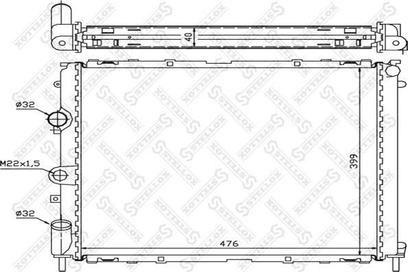 Stellox 10-26189-SX - Hladnjak, hladjenje motora www.molydon.hr