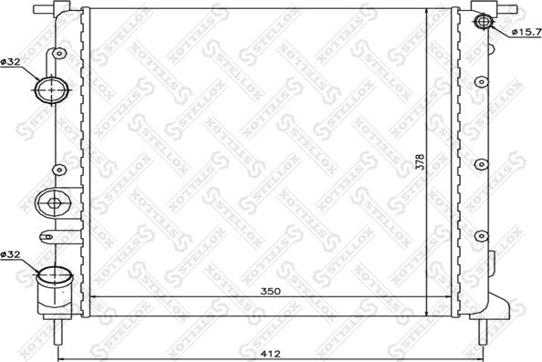 Stellox 10-26183-SX - Hladnjak, hladjenje motora www.molydon.hr