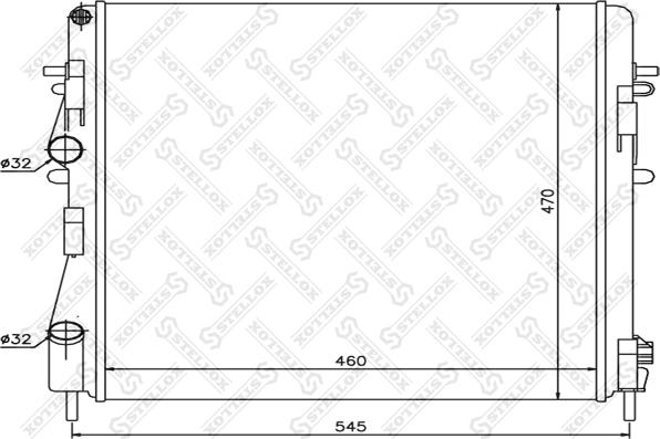 Stellox 10-26172-SX - Hladnjak, hladjenje motora www.molydon.hr