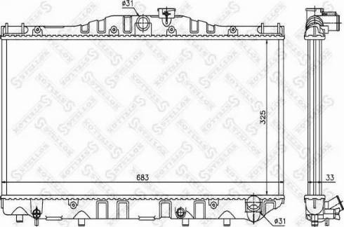 Stellox 10-26370-SX - Hladnjak, hladjenje motora www.molydon.hr