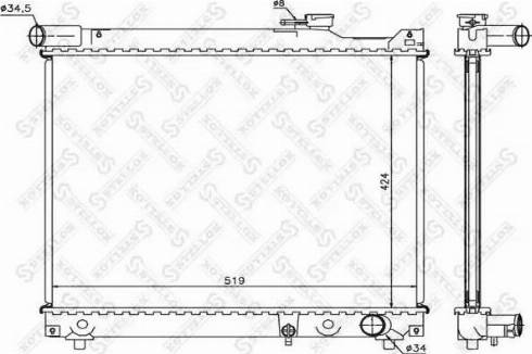 Stellox 10-26252-SX - Hladnjak, hladjenje motora www.molydon.hr