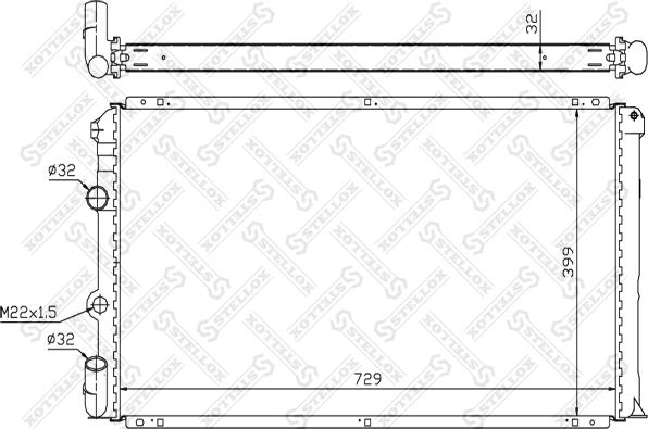 Stellox 10-26208-SX - Hladnjak, hladjenje motora www.molydon.hr