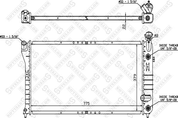 Stellox 10-26746-SX - Hladnjak, hladjenje motora www.molydon.hr