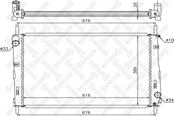 Stellox 10-26759-SX - Hladnjak, hladjenje motora www.molydon.hr