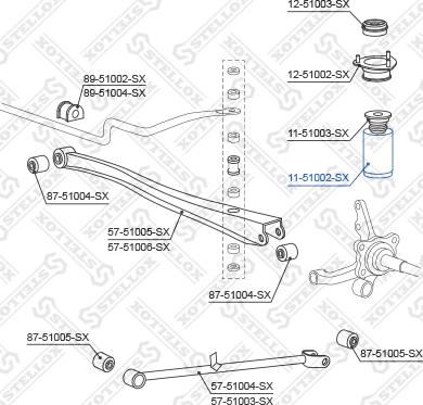 Stellox 11-51002-SX - Zaštitni poklopac/Manžeta, amortizer www.molydon.hr