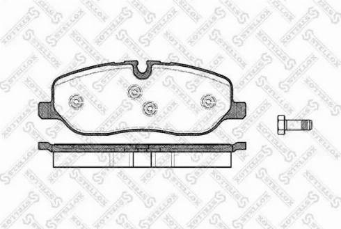 Stellox 1169 000L-SX - Komplet Pločica, disk-kočnica www.molydon.hr