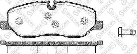 Stellox 1169 000-SX - Komplet Pločica, disk-kočnica www.molydon.hr