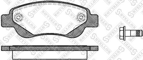 Stellox 1188 000L-SX - Komplet Pločica, disk-kočnica www.molydon.hr