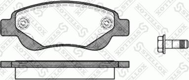 Stellox 1188 000-SX - Komplet Pločica, disk-kočnica www.molydon.hr