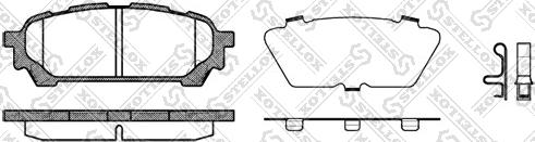 Stellox 1187 001-SX - Komplet Pločica, disk-kočnica www.molydon.hr