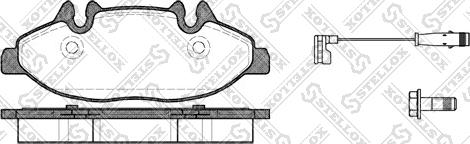 Stellox 1120 002L-SX - Komplet Pločica, disk-kočnica www.molydon.hr