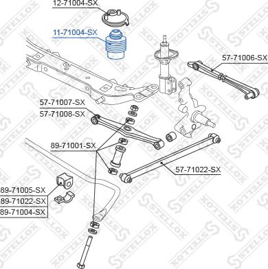 Stellox 11-71004-SX - Gumeni granicnik, Ovjes www.molydon.hr