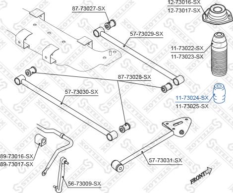 Stellox 11-73024-SX - Gumeni granicnik, Ovjes www.molydon.hr