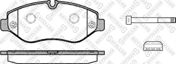 Stellox 1256 000L-SX - Komplet Pločica, disk-kočnica www.molydon.hr