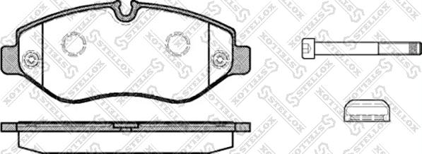 Stellox 1256 000-SX - Komplet Pločica, disk-kočnica www.molydon.hr