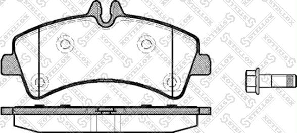 Stellox 1258 000L-SX - Komplet Pločica, disk-kočnica www.molydon.hr