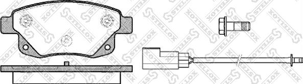 Stellox 1263 002L-SX - Komplet Pločica, disk-kočnica www.molydon.hr