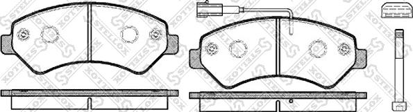 Stellox 1286 001L-SX - Komplet Pločica, disk-kočnica www.molydon.hr