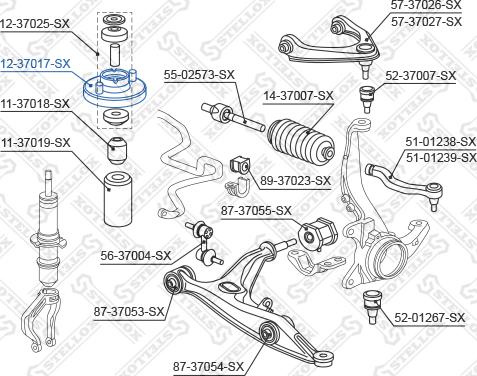 Stellox 12-37017-SX - Nosač amortizera www.molydon.hr