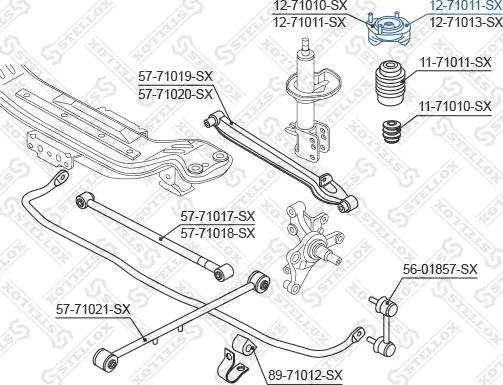 Stellox 12-71011-SX - Nosač amortizera www.molydon.hr