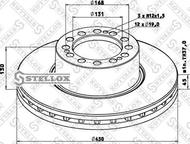 Stellox 85-00815-SX - Kočioni disk www.molydon.hr