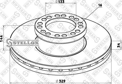 Stellox 85-00754-SX - Kočioni disk www.molydon.hr