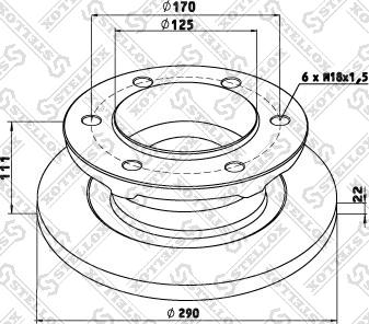 Stellox 85-00700-SX - Kočioni disk www.molydon.hr