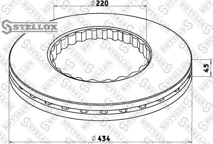 Stellox 85-00734-SX - Kočioni disk www.molydon.hr