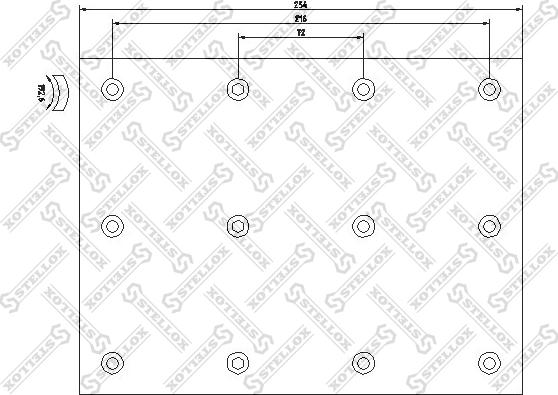 Stellox 85-01052-SX - Komplet kočionih obloga, bubanj-kočnica www.molydon.hr