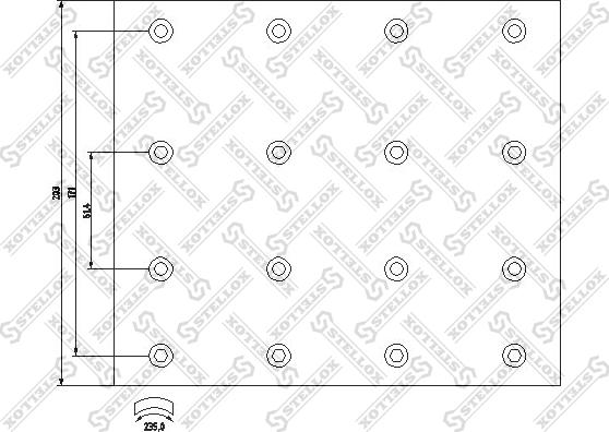 Stellox 85-01088-SX - Komplet kočionih obloga, bubanj-kočnica www.molydon.hr