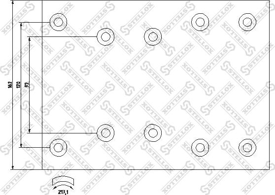 Stellox 85-01039-SX - Komplet kočionih obloga, bubanj-kočnica www.molydon.hr